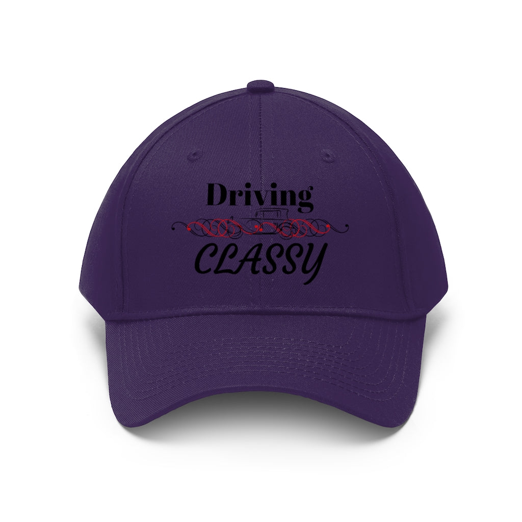 Driving Classy (Classic Vehicles) Unisex Twill Hat