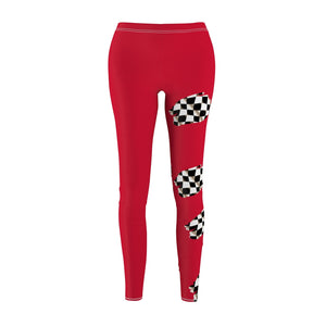 Racing Queen In Red Co2Passions™️ Women's Leggings