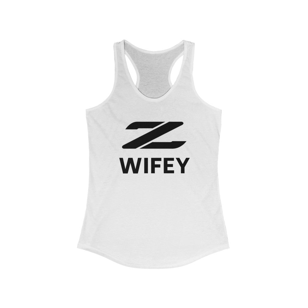 Z WIFEY Women's Racerback Tank Option 2