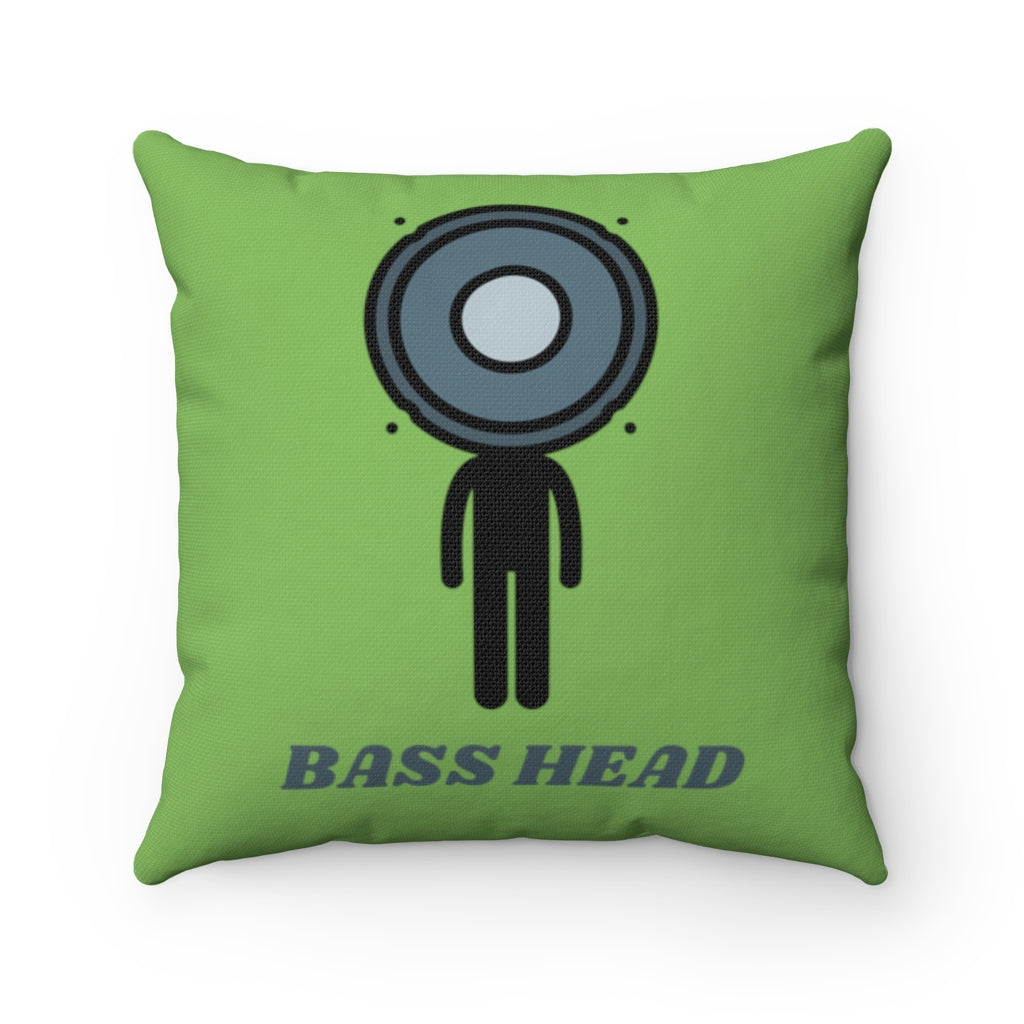 BASS HEAD Spun Polyester Square Pillow