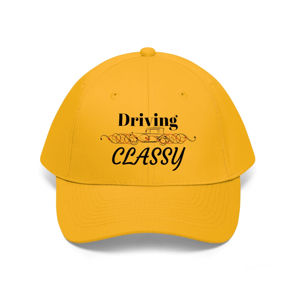 Driving Classy (Classic Vehicles) Unisex Twill Hat