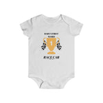 Load image into Gallery viewer, BABYS FIRST WORD, RACE CAR Infant Rip Snap Tee
