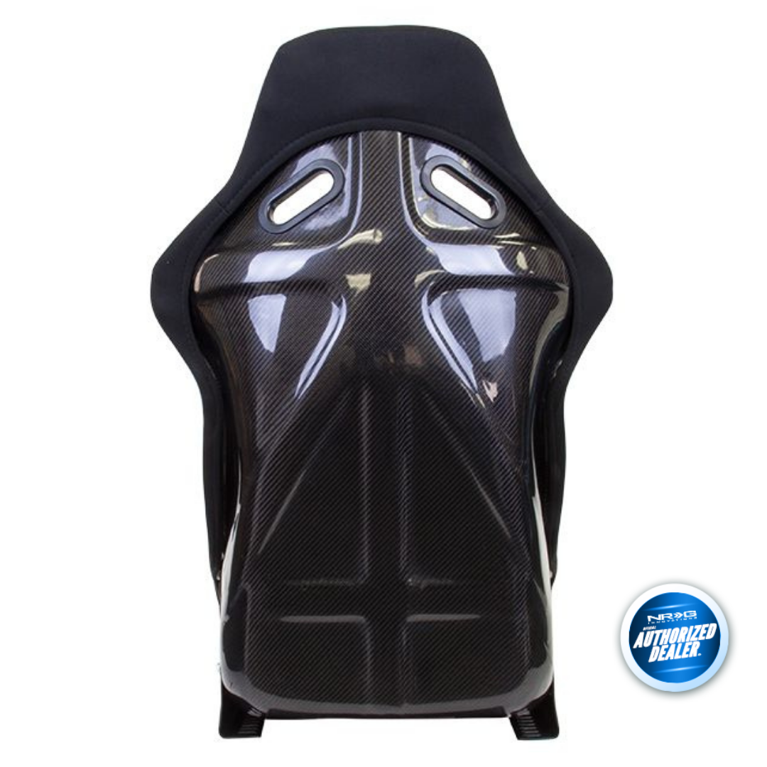 nrg innovations racing seat with carbon fiber backing