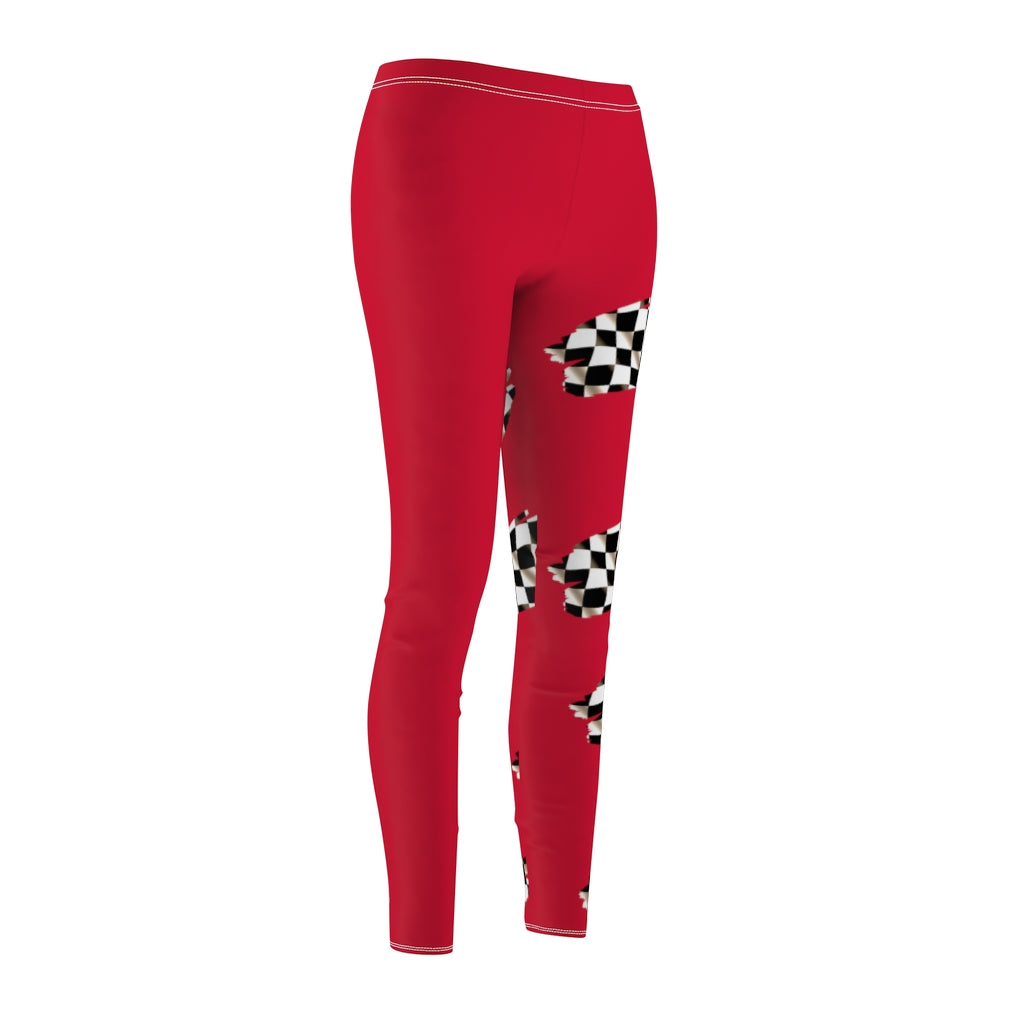 Racing Queen In Red Co2Passions™️ Women's Leggings