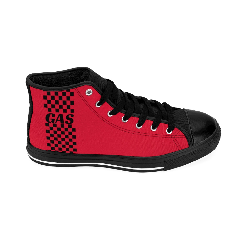 Co2Passions™️ GAS CLUTCH In Red Women's High-top Sneakers
