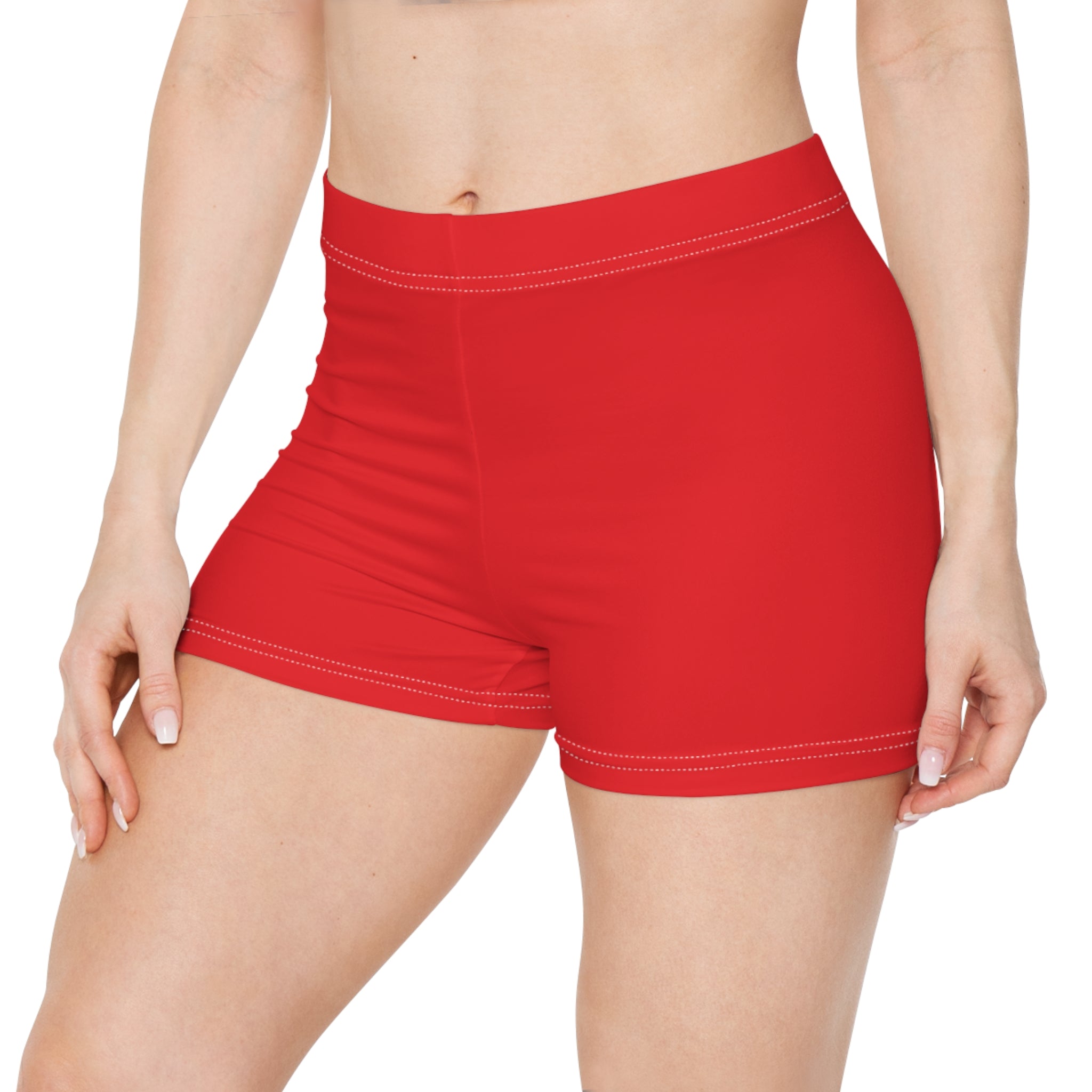 Red Women's Race Shorts